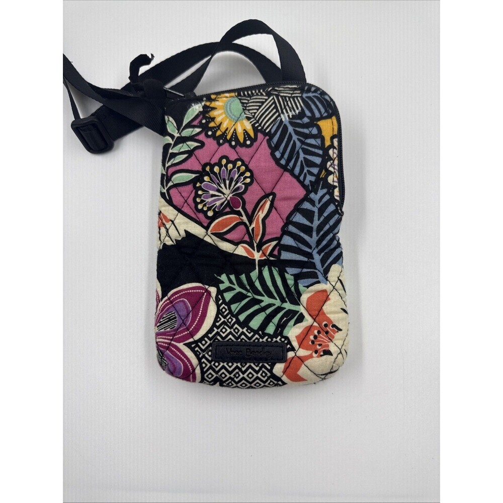 Vera Bradley Mini Hipster Kauai  Quilted Crossbody Adjustable Strap Phone RFID